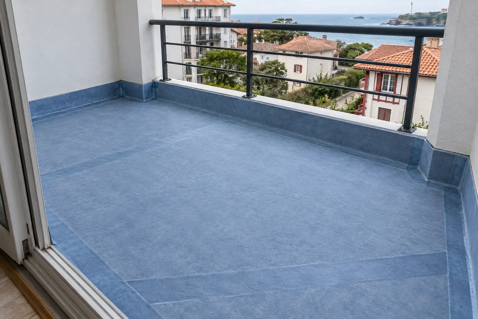 Terrasse étanchée avec vue